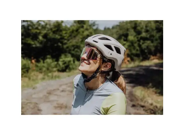 Force Strive cycling glasses transparent/purple-yellow lens