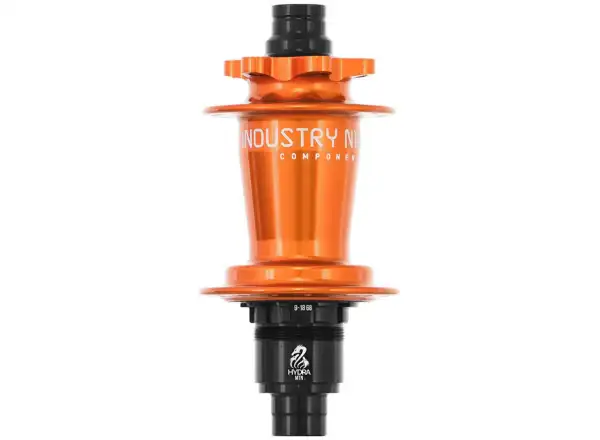 Industry Nine ISO 6B Hydra Classic Boost 12x148 rear hub orange