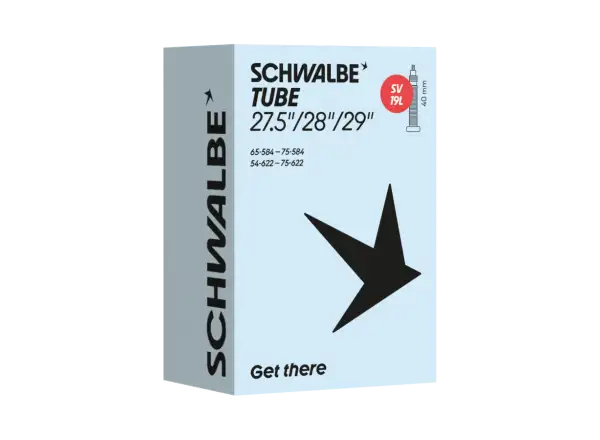 Schwalbe 27.5"/28"/29" tube 54-75/584-622 Presta valve 40 mm