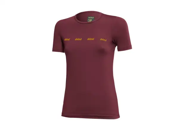 Dotout Metro women's jersey short sleeve Bordeaux