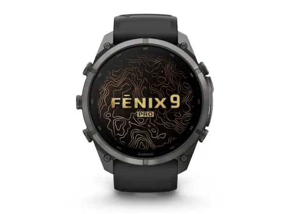 Garmin Fénix 9 Pro inReach 51 mm smart watch Carbon gray DLC Titanium Black/Pebble gray