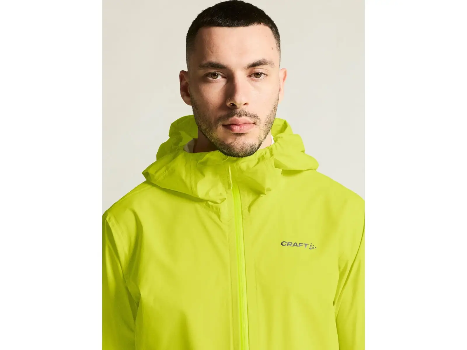 Craft Everyday Hydro men's cycling jacket yellow