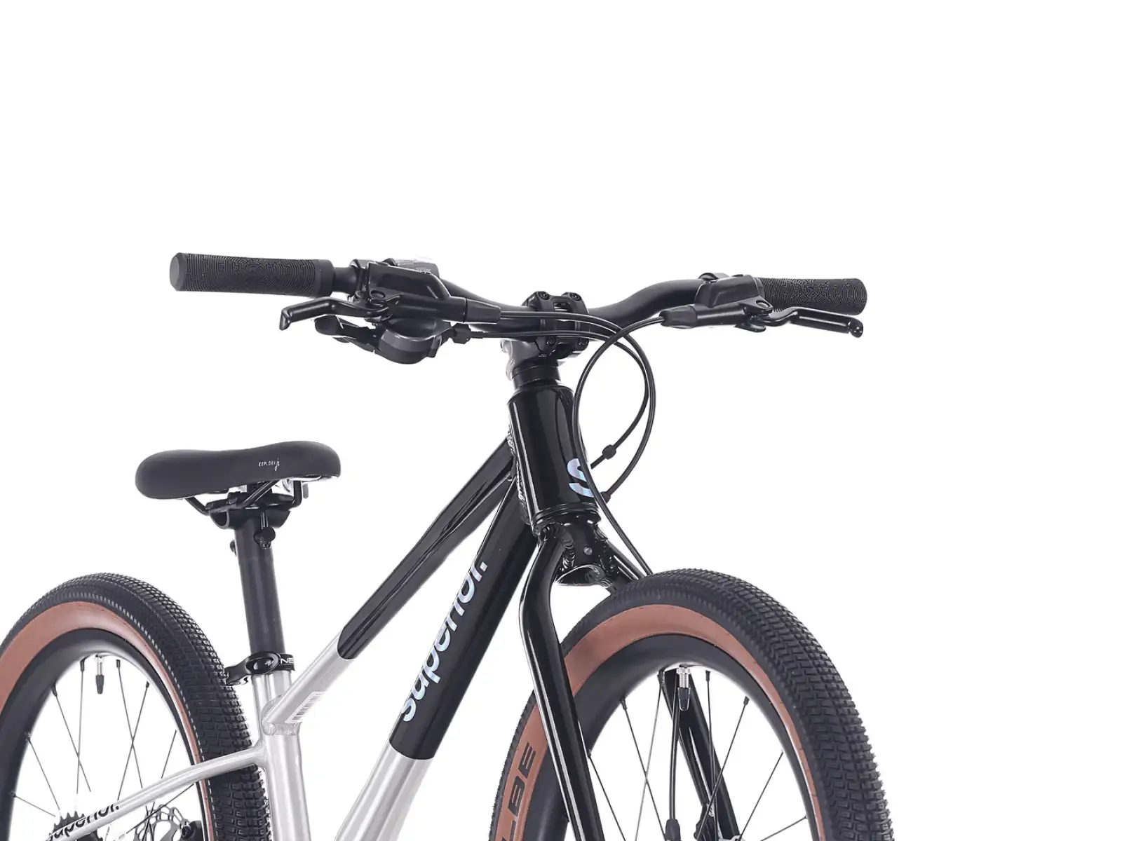 Superior TEAM 20 bike Gloss Brushed Alu / Rainbow Black 9.0"
