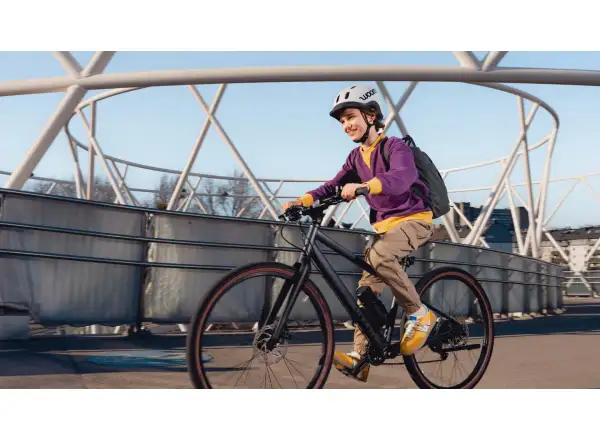 Woom Explore e 5 kids electric bike Graphite Grey
