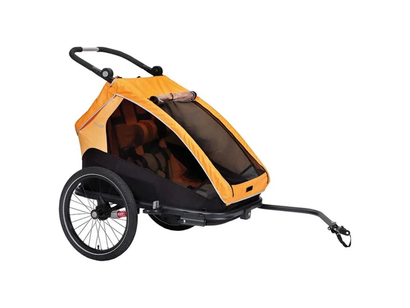 XLC DUOs BS-C10 two-seater trailer 20" Marigold/Anthrazit