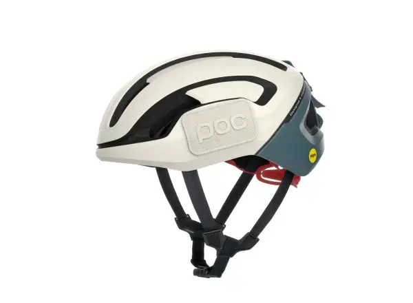 POC Omne Ultra MIPS helmet Selentine Off-White/Calcite Blue Matt