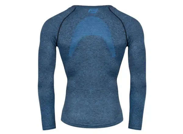 Force Soft men's functional shirt long sleeve blue