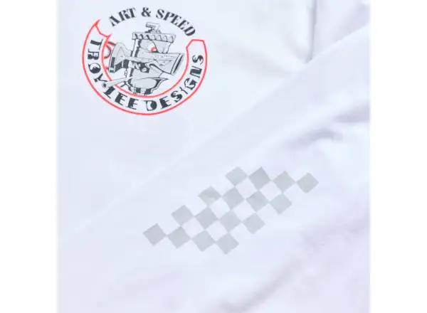 Troy Lee Designs Carb Club men's jersey long sleeve White