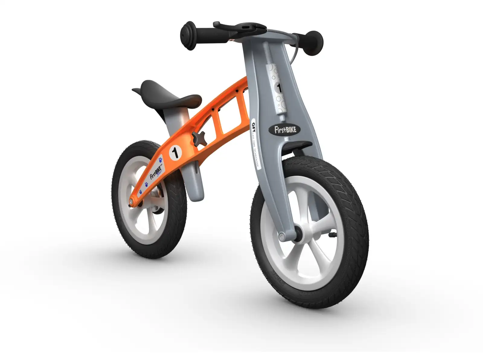 First Bike Street children's balance bike orange