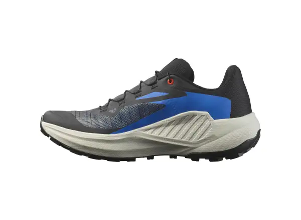 Salomon Genesis men's running shoes Black/French Blue/Cherry Tomato