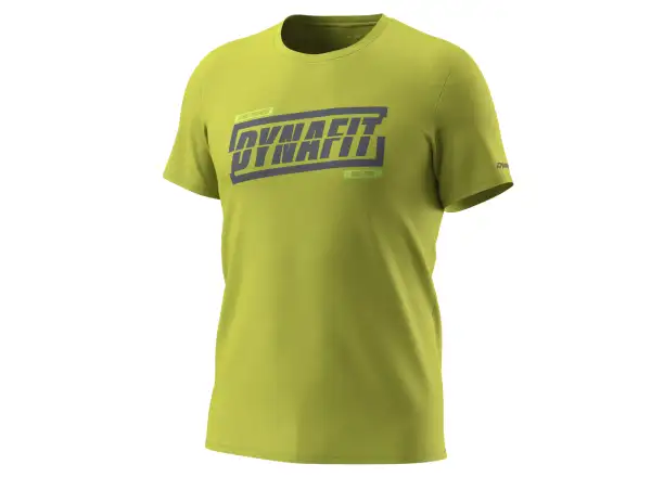 Dynafit Graphic Cotton men's T-shirt short sleeve Golden Lime