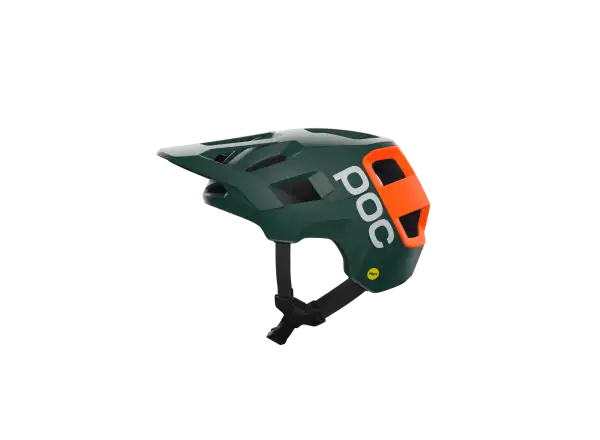 POC Kortal Race MIPS MTB helmet Pargasite Green Matt/Fluorescent Orange Matt