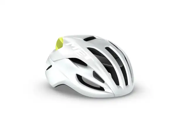 MET Rivale MIPS helmet Undyed White/Lime