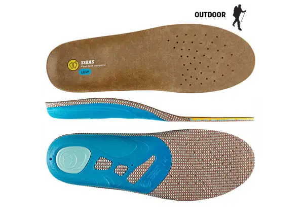 Sidas 3Feet Outdoor Low insoles low arch 1 pair