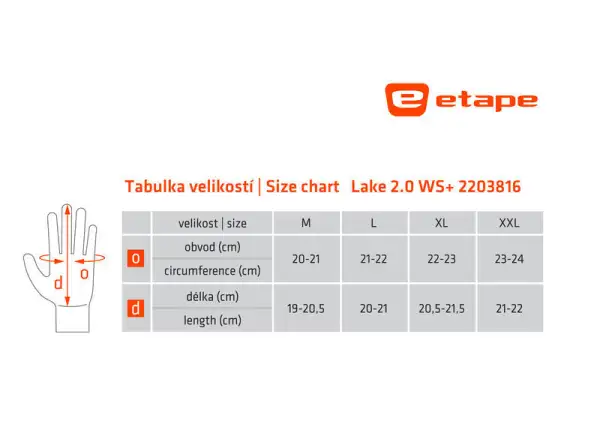 Etape LAKE 2.0 WS+ insulated gloves černá/žlutá fluo