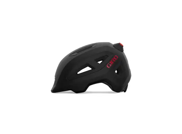 Giro Scamp II LED children's helmet Mat Black/Red