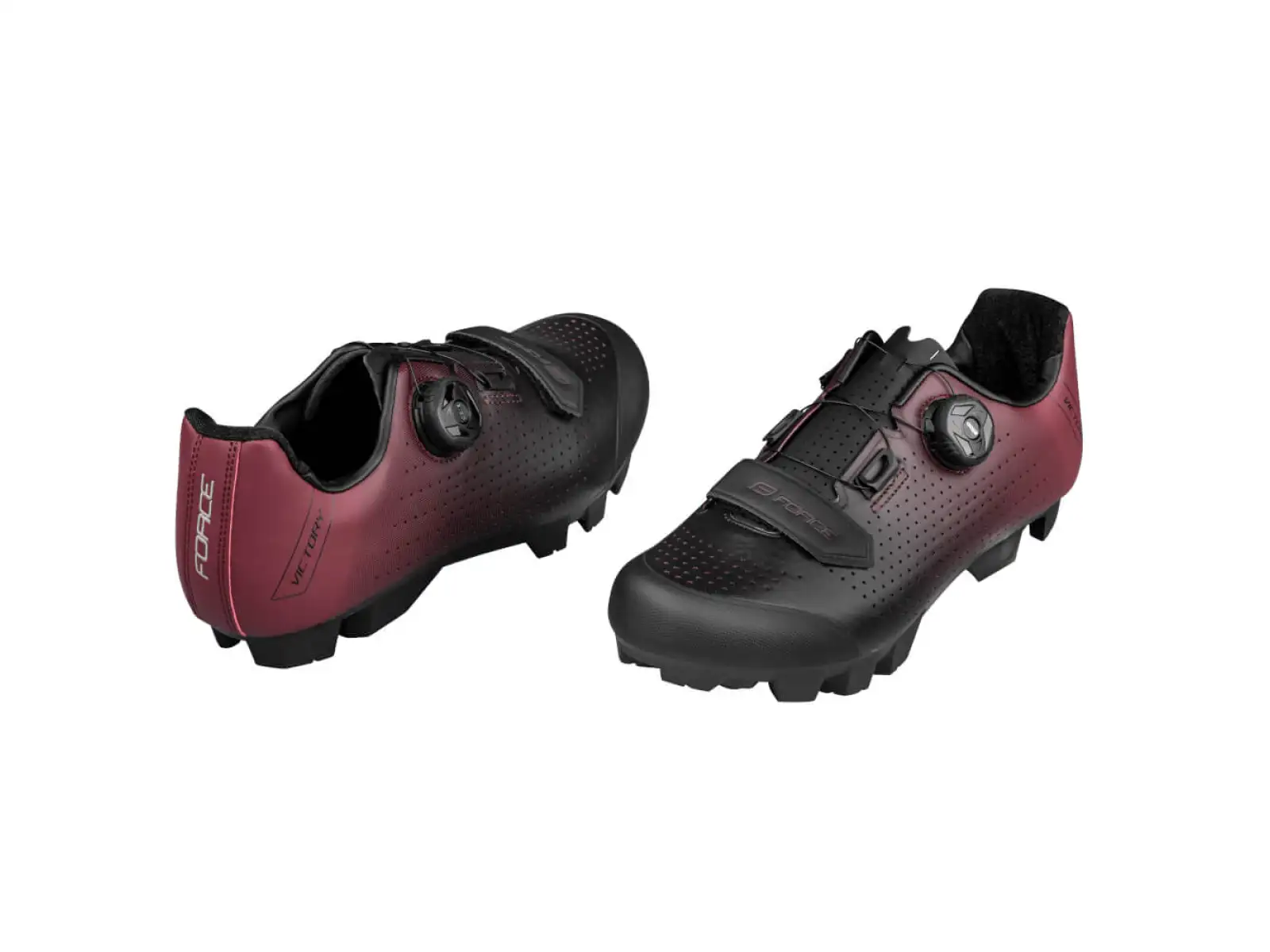 Force Victory MTB men's cycling shoes black/bordeaux