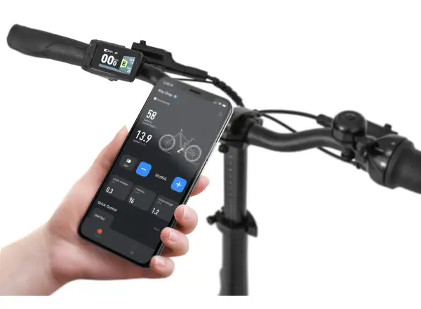 Ecobike Rhino Cruise 630 Wh Arctic White folding electric bike