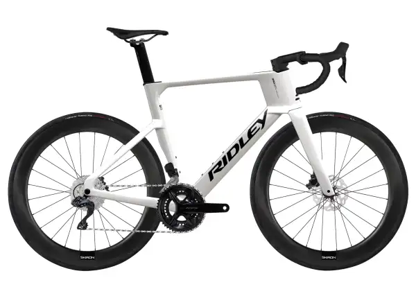Ridley NOAH 3.0 Ultegra Di2 road bike Pearl White/Black