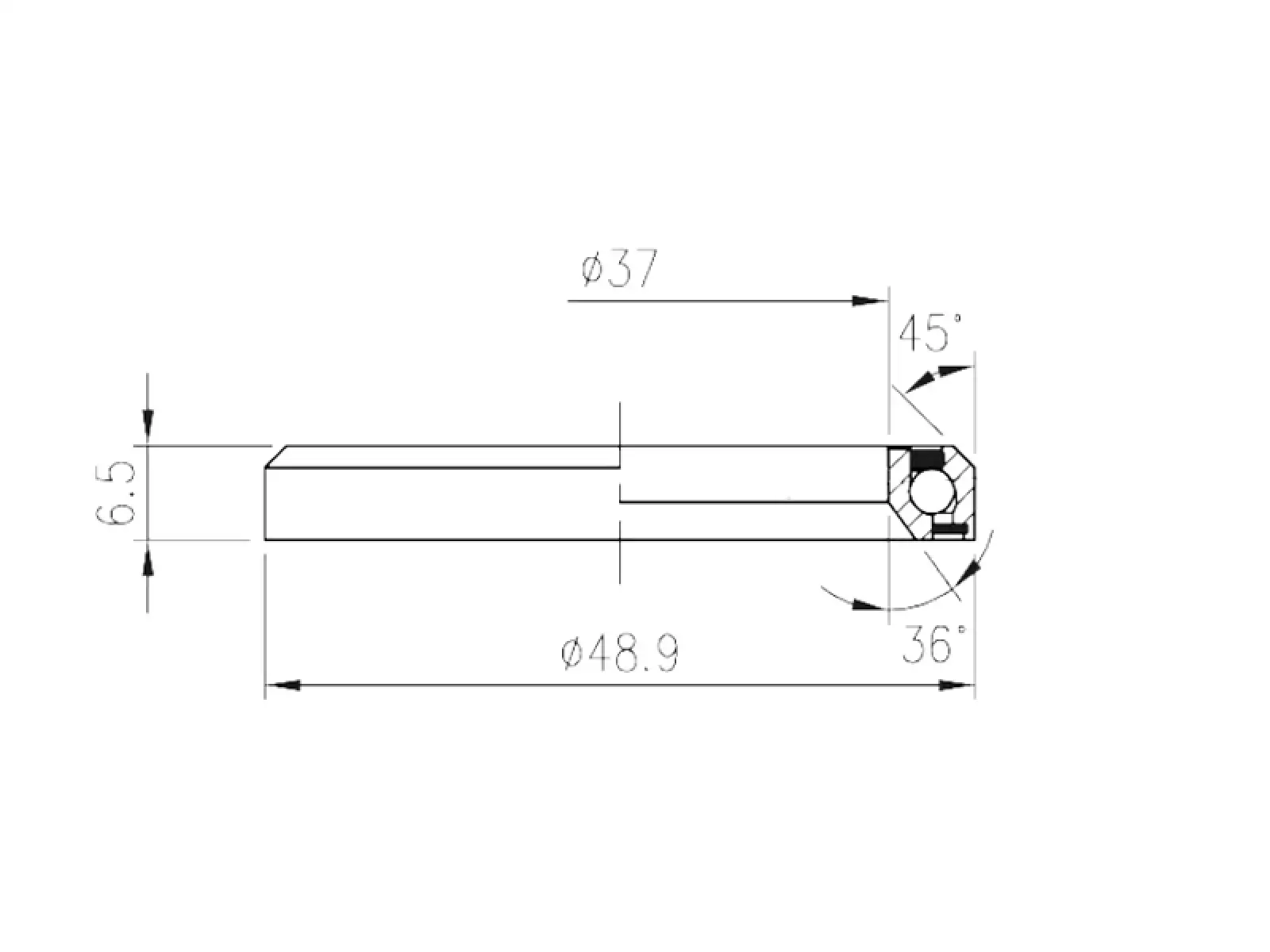FSA IS-2-138 (MR031) 1 3/8" headset bearing