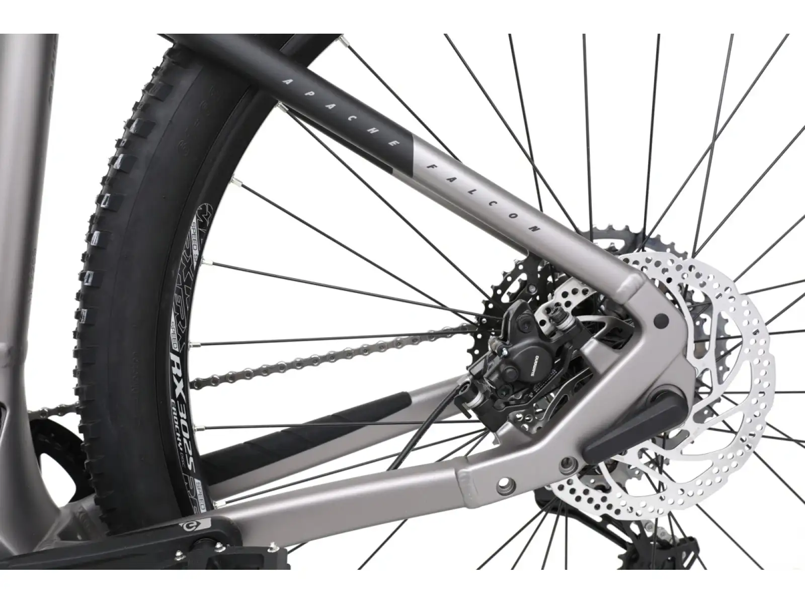 Apache Falcon 2 Bosch CX 800 Wh mountain e-bike grey
