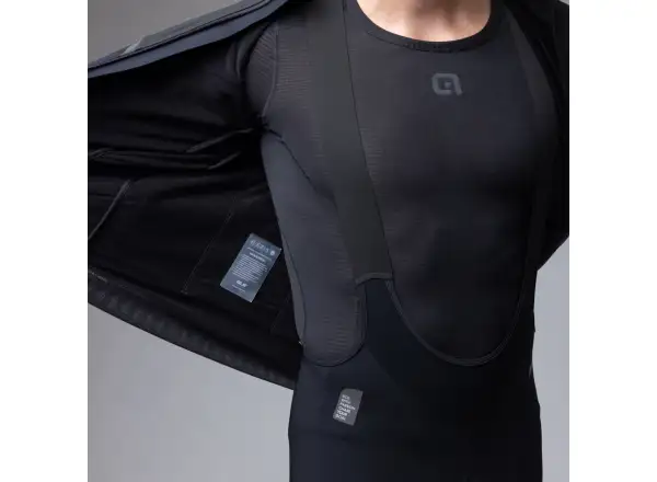 Alé R-EV1 Wool Speed men's winter cycling jacket Black