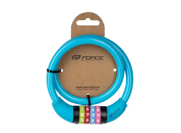 Force L12/650mm combination lock blue