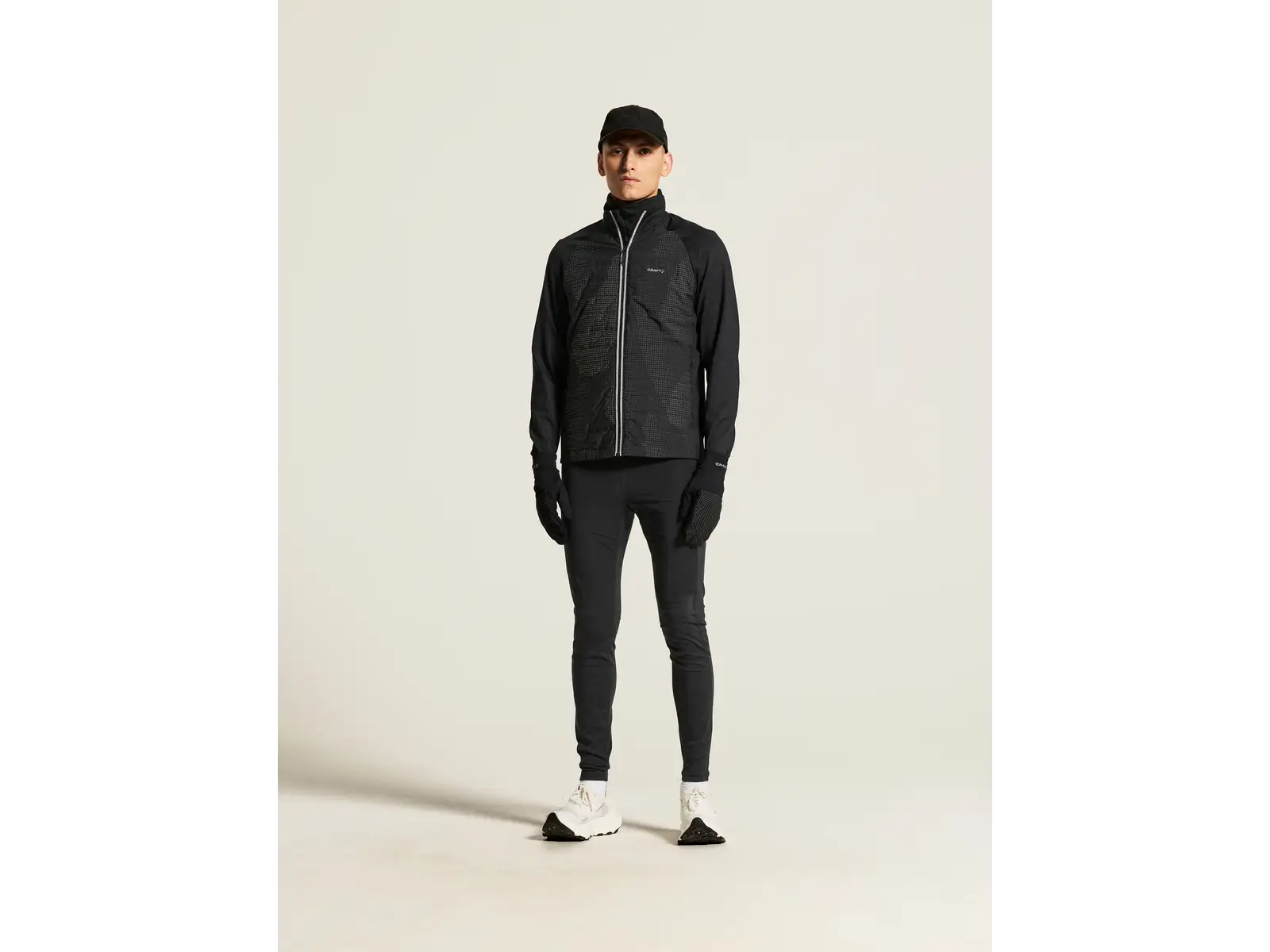 CRAFT SubZ Lumen men's running jacket black