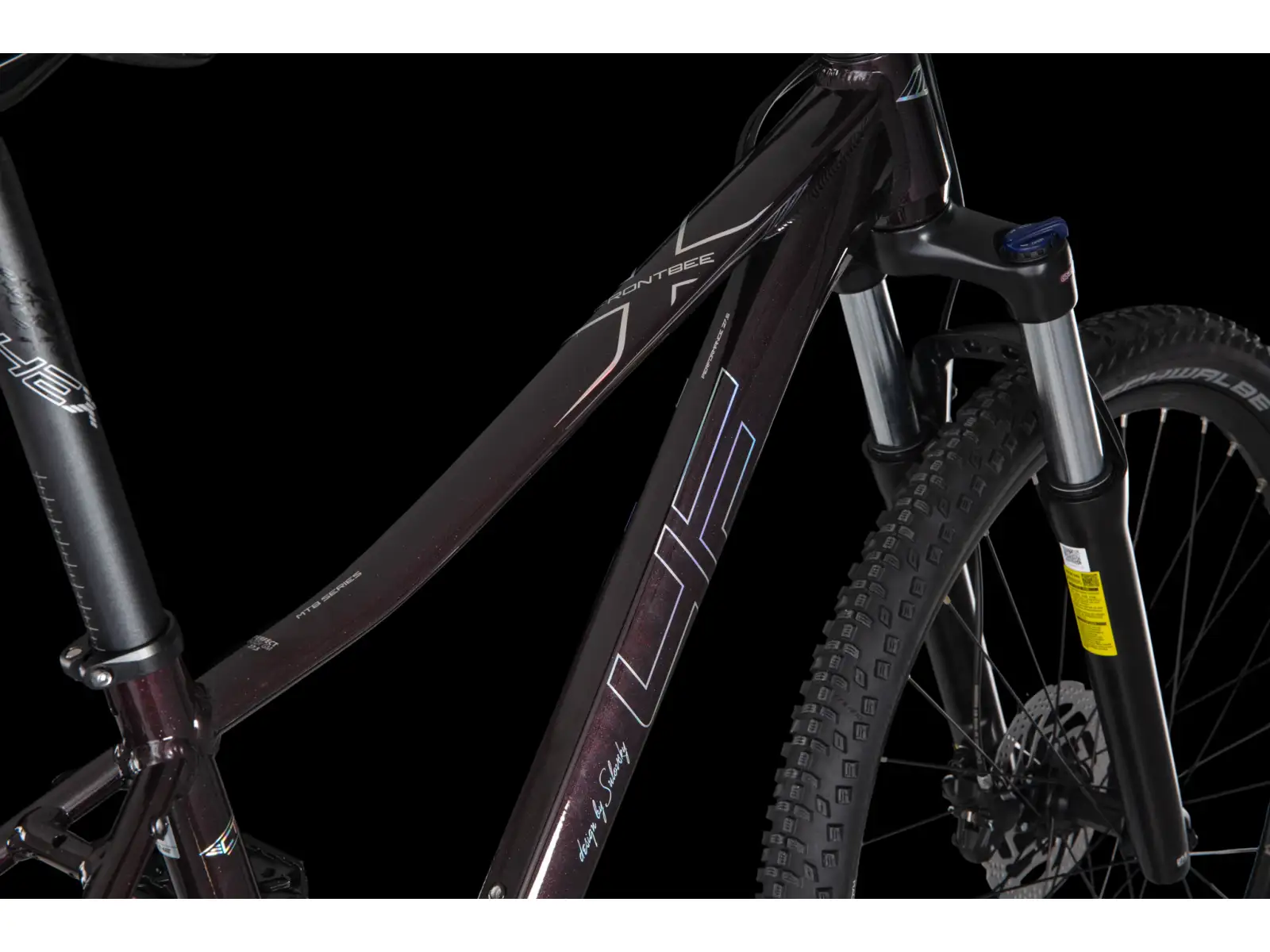 4Ever Frontbee Lady 27.5" women's mountain bike Dark wine/silver
