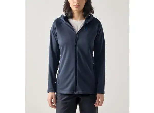 Haglöfs Korp Mid Hood women's sweatshirt Tarn Blue