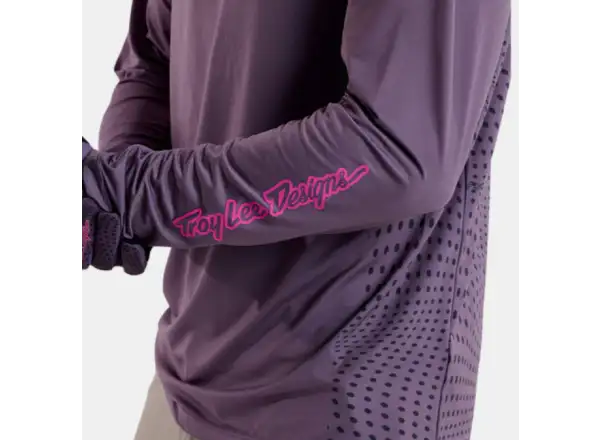 Troy Lee Designs Skyline Radioscape men's jersey long sleeve Deep Purple