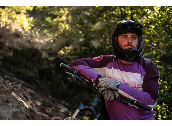 Endura MT500 Burner Lite men's jersey long sleeve Thistle
