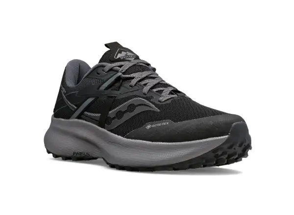 Saucony Ride 15 TR GTX women's running shoes Black/Charcoal