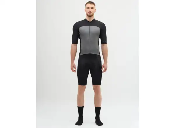 Silvini Stelvio men's jersey short sleeve Black/Ruby