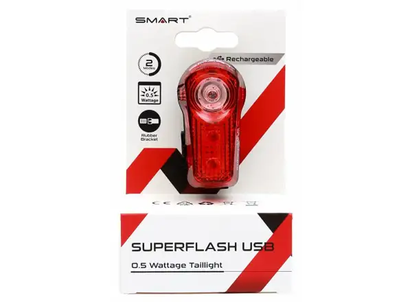 Smart 317 R 0.5W Led USB rear flasher