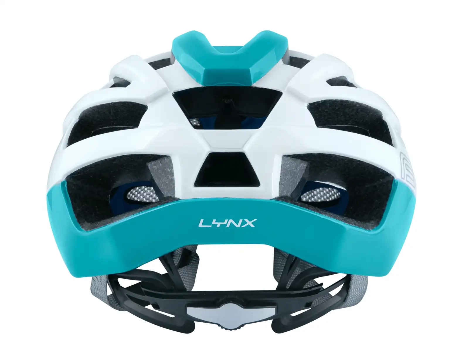 Force Lynx helmet white/turquoise