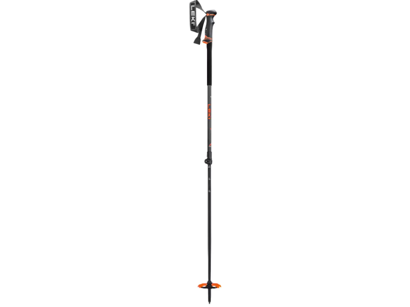 Leki Helicon Lite ski touring poles Dark anthracite/Neon orange/Black