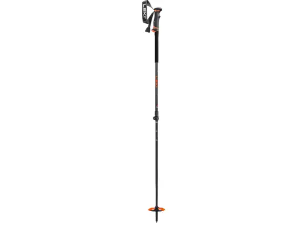 Leki Helicon Lite ski touring poles Dark anthracite/Neon orange/Black