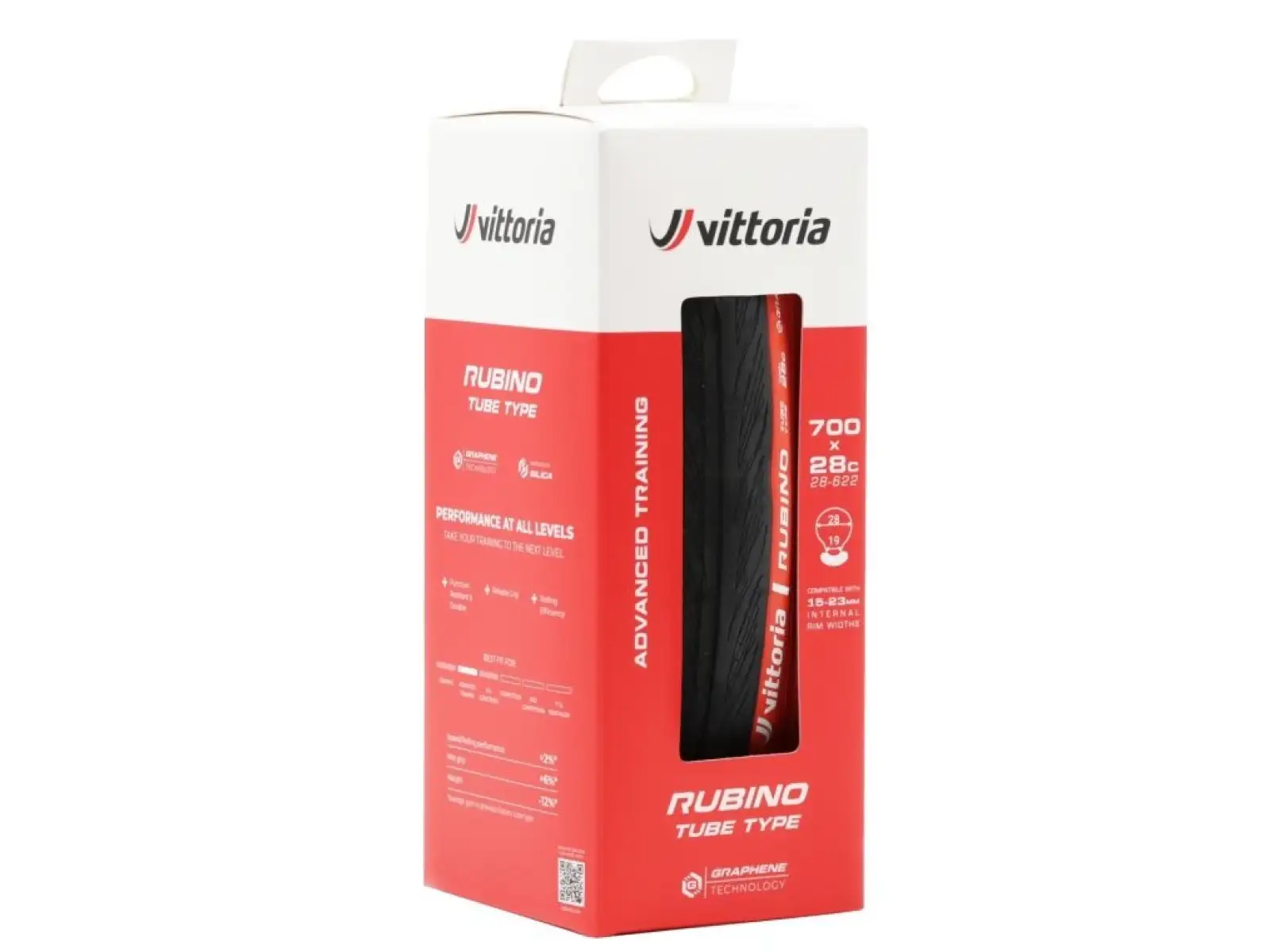 Vittoria Rubino V G2.0 28-622 road tire kevlar red