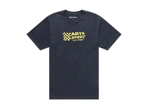 Troy Lee Designs Finish Line men's T-shirt short sleeve Black heather