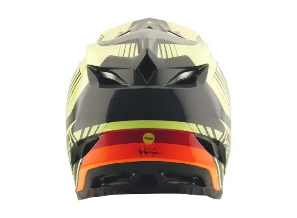 Troy Lee Designs D4 Polyacrylite Qualifier helmet Black/Yellow