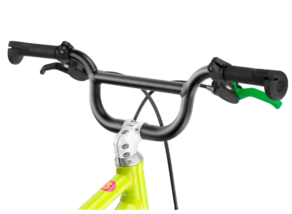 Woom GO 3 kids bike neon lime