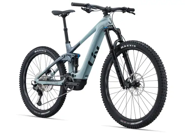 Liv Intrigue X Advanced E+ Elite 2 full suspension e-bike Soap Suds/Aged Denim
