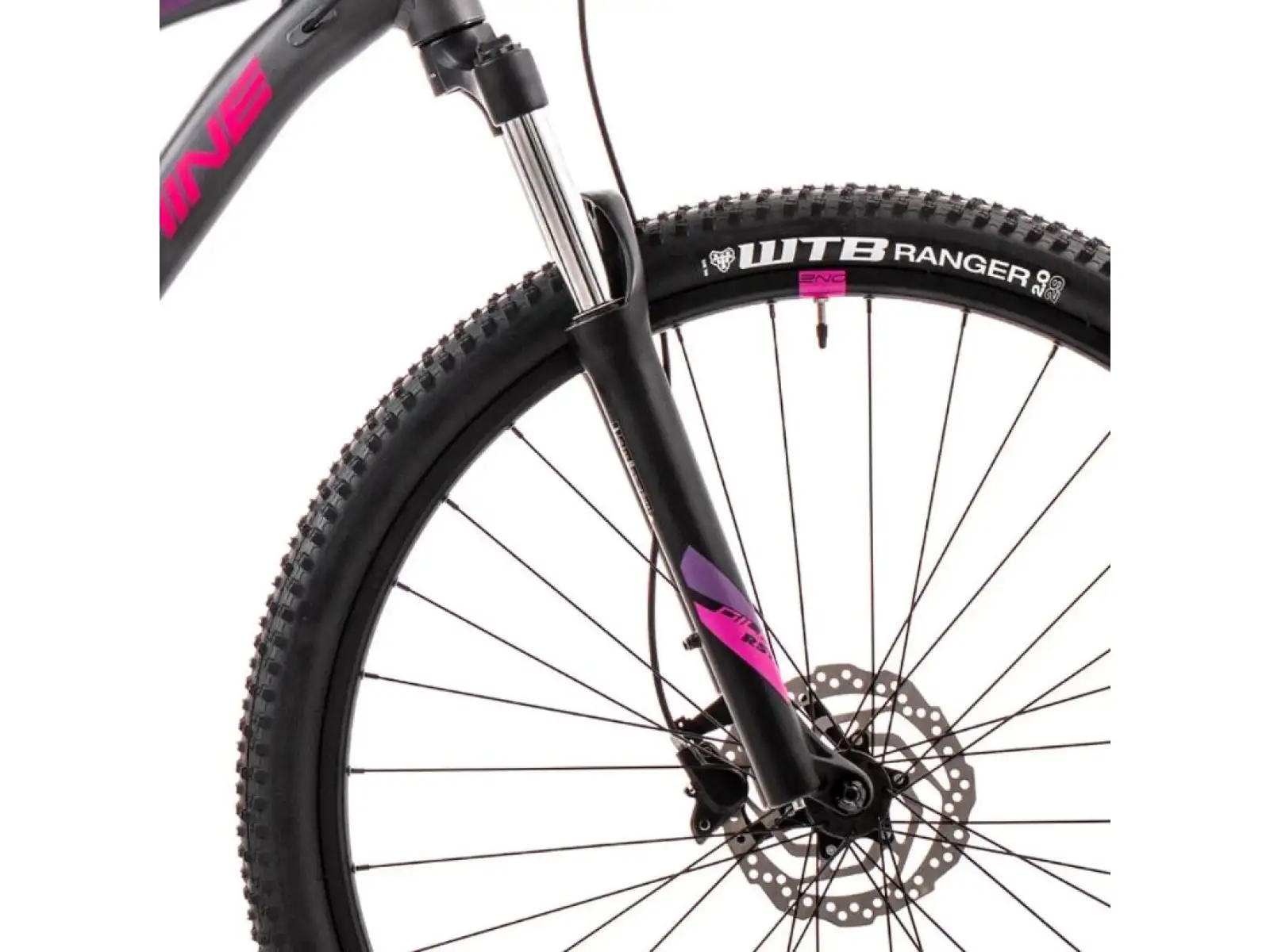 Rock Machine Catherine 10-29 matte anthracite grey/pink/violet mountain bike