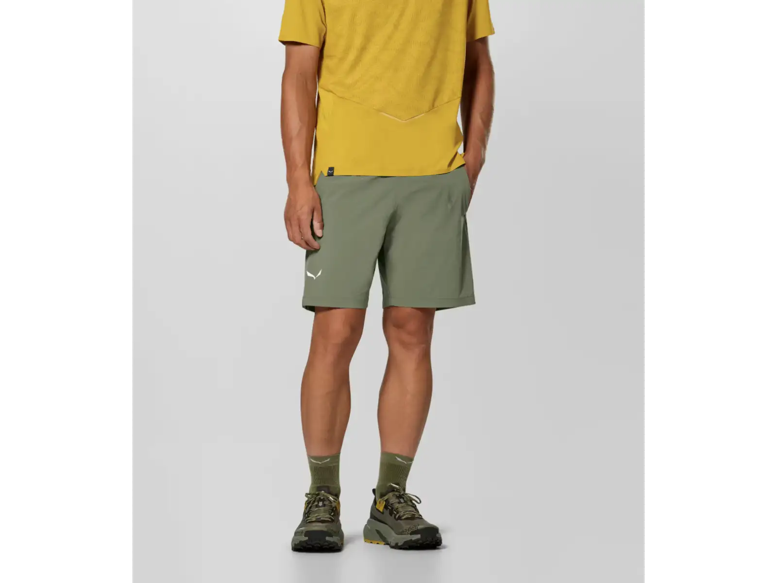 Salewa Pedroc Durastretch Light men's shorts Faded Green