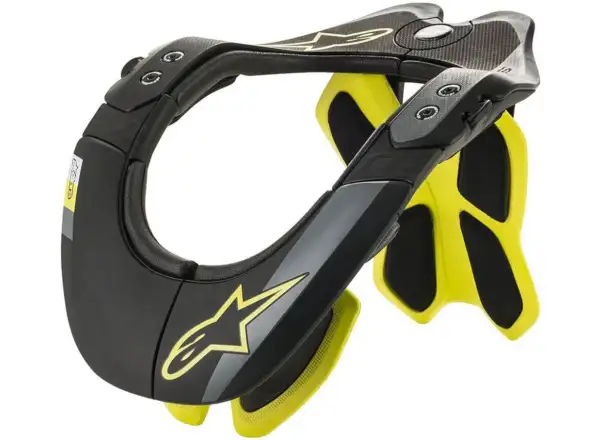 Alpinestars BNS Tech-2 neck protector Black/Yellow Fluo