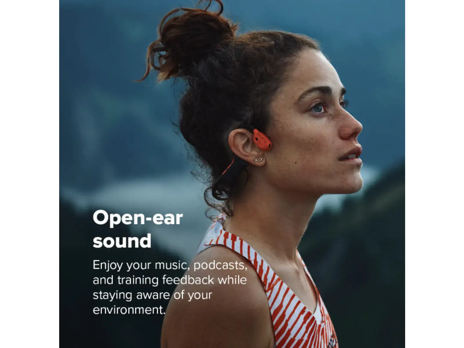 Suunto Wing 2 headphones Coral Orange