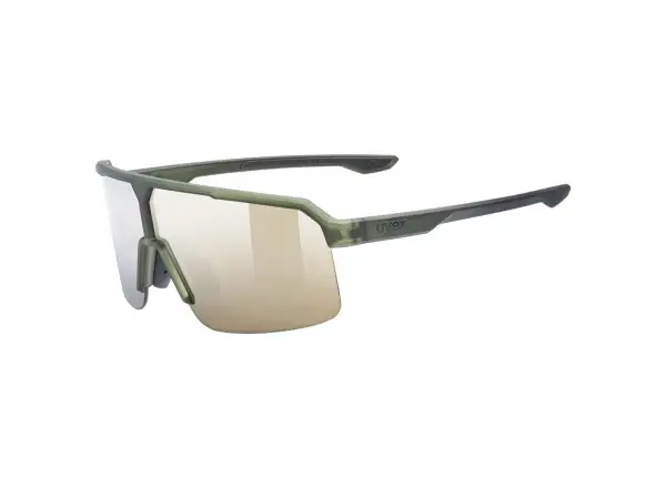 Uvex Ramp sunglasses Olive Matt/Mirror Gold