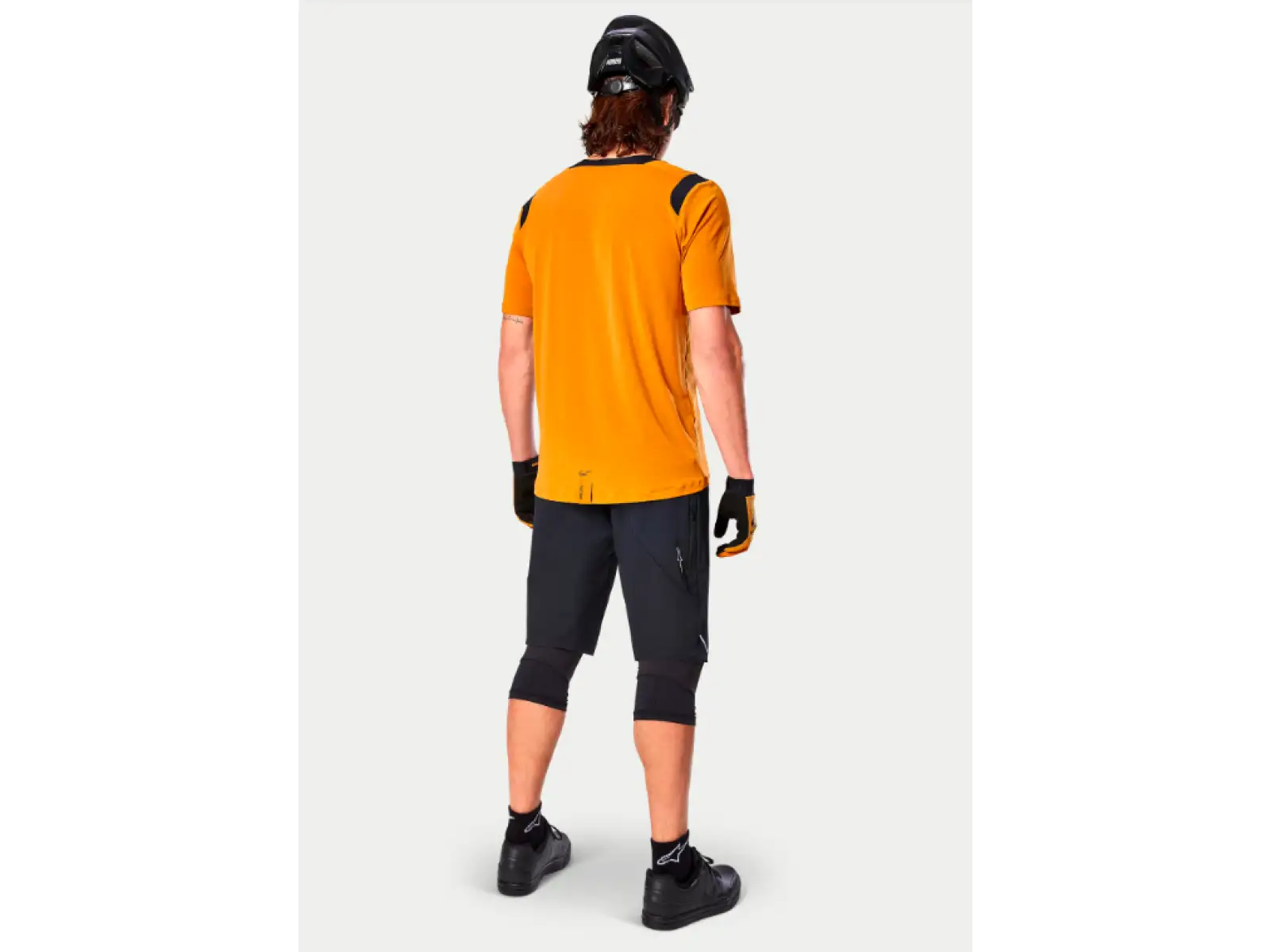 Alpinestars A-Dura Dri Wool men's jersey short sleeve Dark Gold