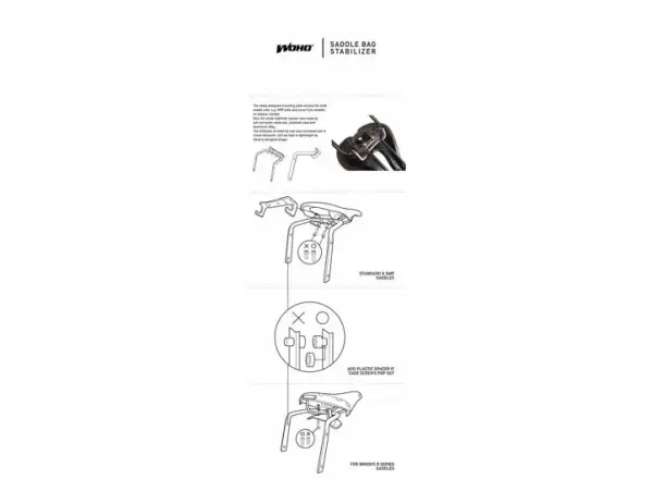 Woho Saddle Bag V2 stabilizer Black
